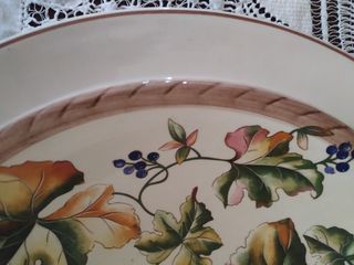 Alzata in porcellana CLS dipinta a mano