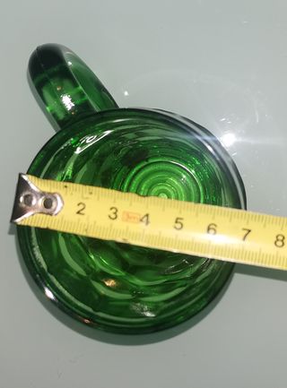 10€ cada una. 5 Jarras cerveza verdes