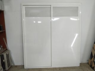 Frente armario aluminio doble hoja corredera