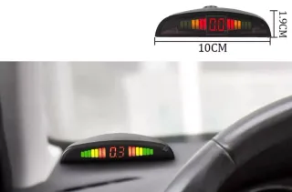 KIT 4 SENSORI DI PARCHEGGIO AUTO CON DISPLAY SUONO