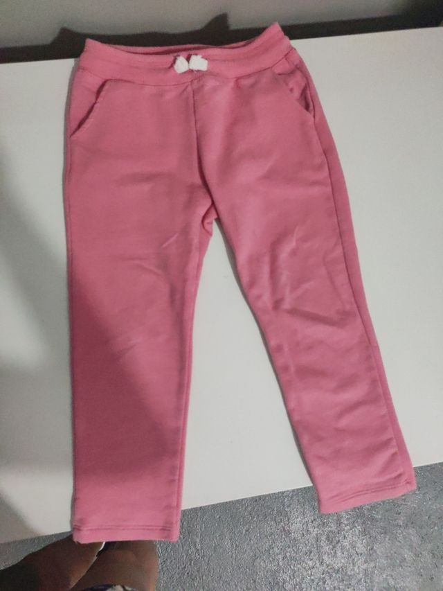 Pantalón chándal niña rosa