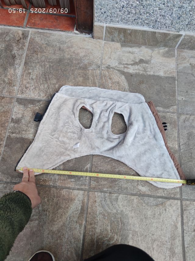 CHAQUETA/ABRIGO CON ARNES, PARA PERRO BABY DOG