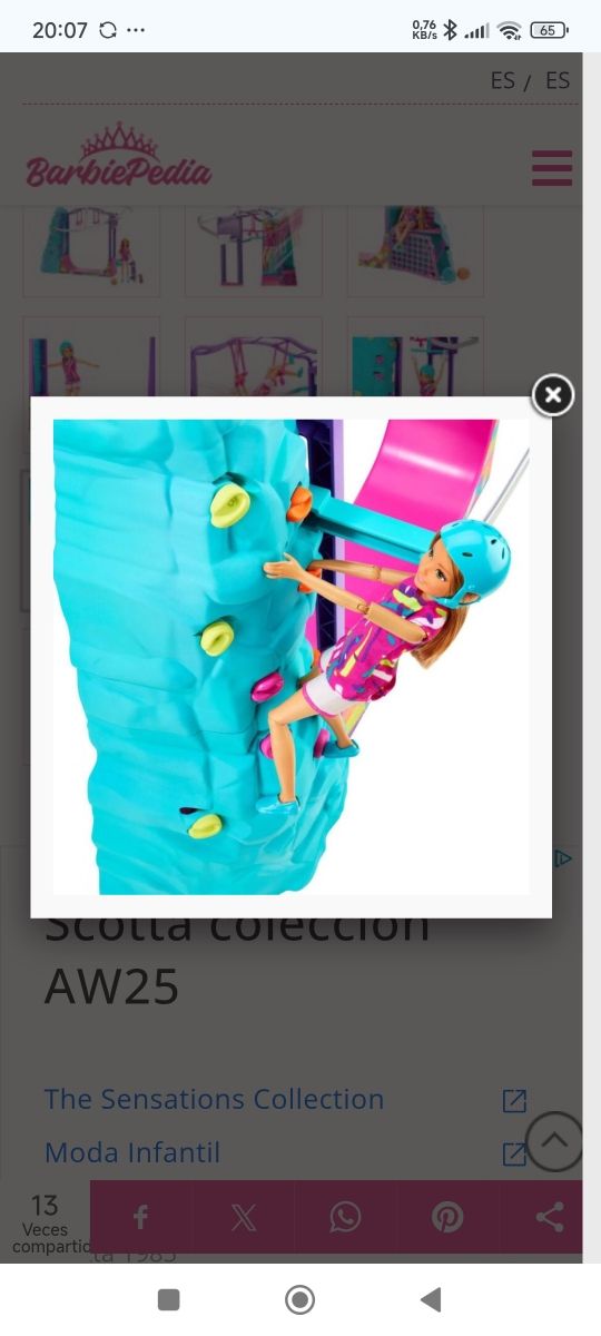 Barbie Stacie Playset Deportes Extremos