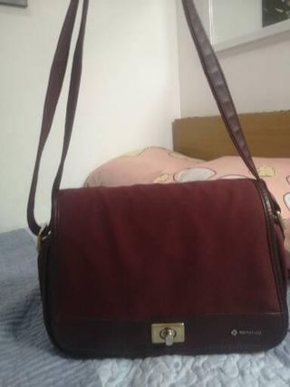 Bolso bandolera Samsonite rojo