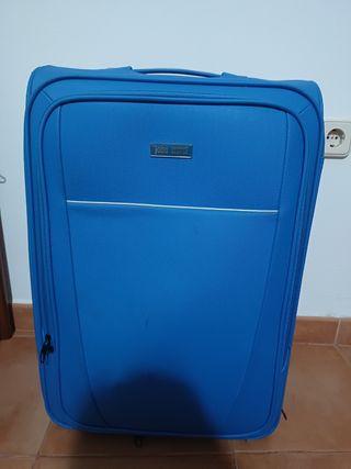 Maleta mediana John Travel azul