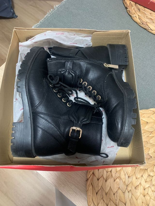 Botas de mujer Wonders negras 38