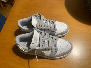 Zapatillas Nike Dunk Gris y Blanco