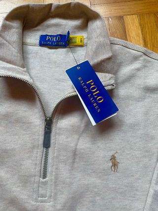 Polo Ralph Lauren Jersey Sudadera Gris Hombre 