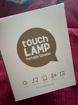 Lámpara Táctil Altavoz Portátil