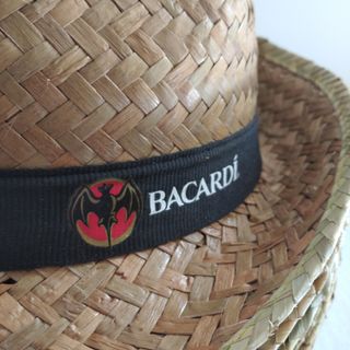 Lote 5 Chapéus de Palha Bacardi Cocktail