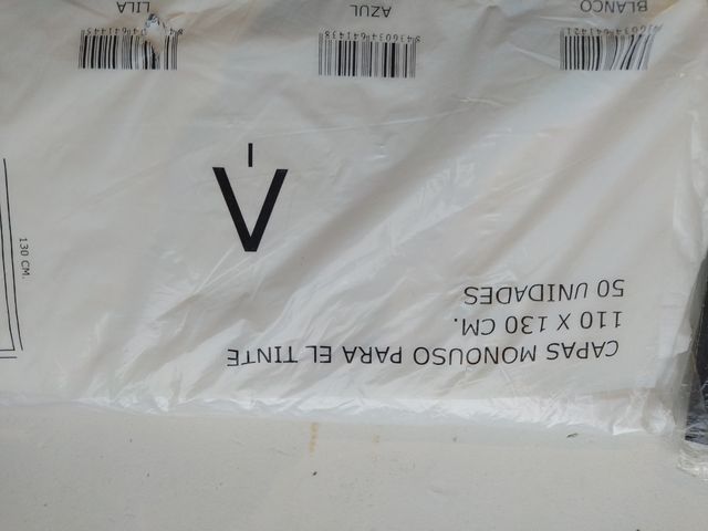 Capa Corte Nylon Negra Disprof + Capas Tinte