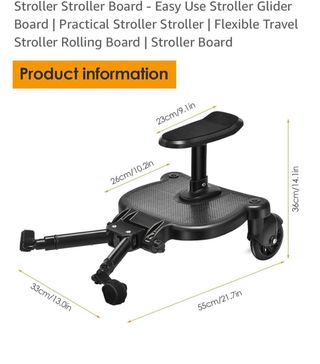Tabla para carrito compañía de bebé universal 