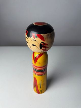 Muñecas Kokeshi Vintage Japón