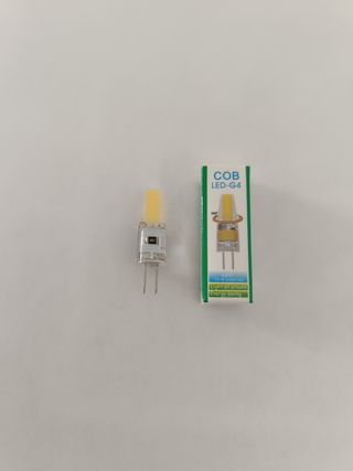 10 Lámparas LED G4 COB blanco calido