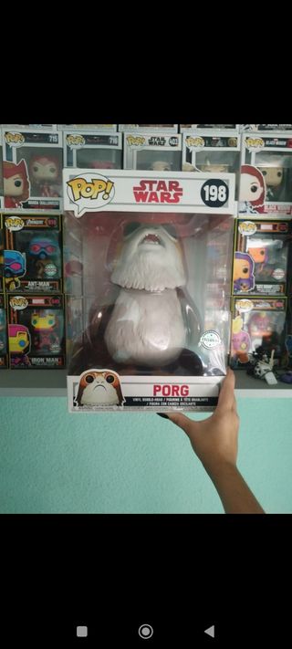 Funko Pop Porg Star Wars 198 Grande
