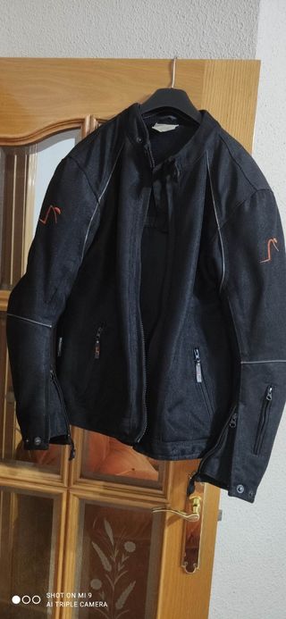 Chaqueta Moto Verano Negra Talla M