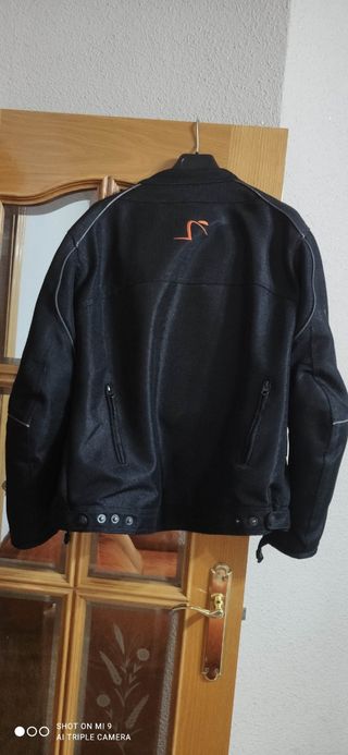 Chaqueta Moto Verano Negra Talla M
