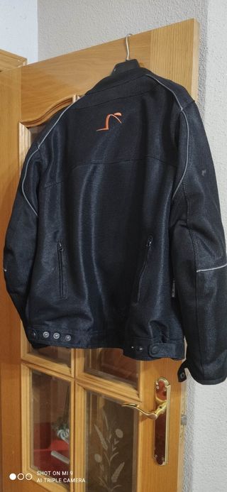 Chaqueta Moto Verano Negra Talla M