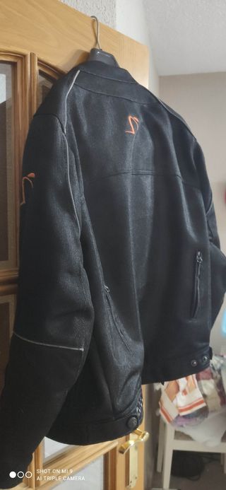 Chaqueta Moto Verano Negra Talla M