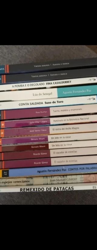Libros escolares. Precio por unidad