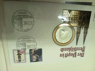 Medalla Vaticano Plata 999  1980 Sobre Primer Día