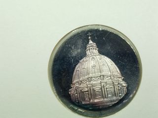 Medalla Vaticano Plata 999  1980 Sobre Primer Día