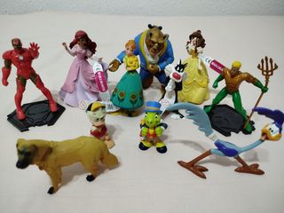 Muñecos Disney y Vengadores
