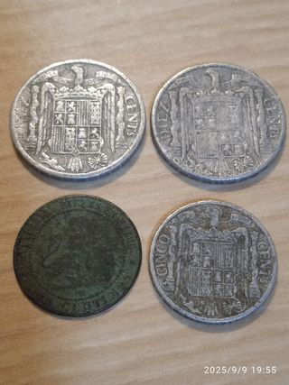 Lote 7 Monedas Antiguas España