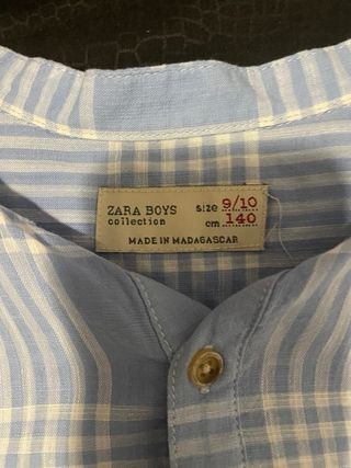 Camicia a quadri bambino