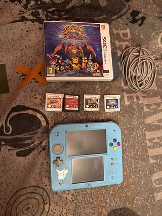 Nintendo 3DS Azul + 5 Juegos