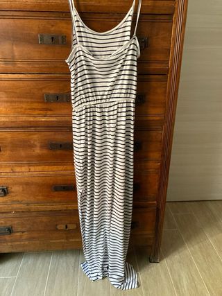 Vestito lungo a righe
