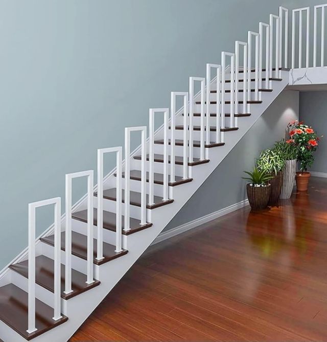 Ringhiera corrimano metallo U interno esterno