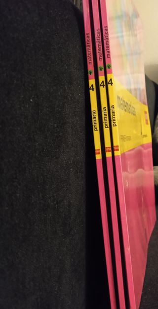  Libros trimestrales Matemáticas sm Savia. 4 EPO