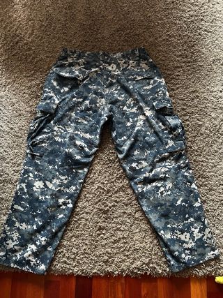 PANTALONES NWU US NAVY CAMO AZUL

