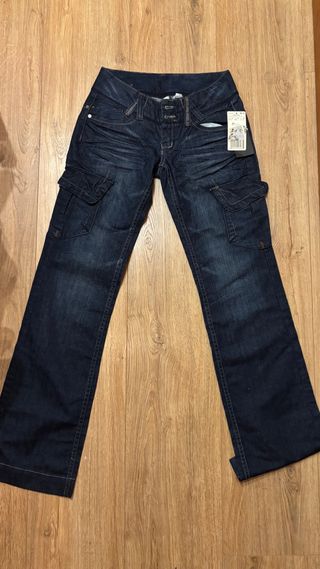 Pantalón Mango Tiro Bajo Jeans