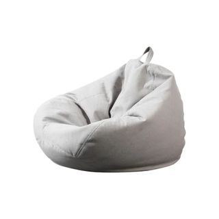 Funda para puff pera gris