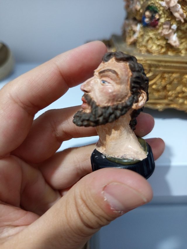 Bustos Judas y Jesús Beso de Judas