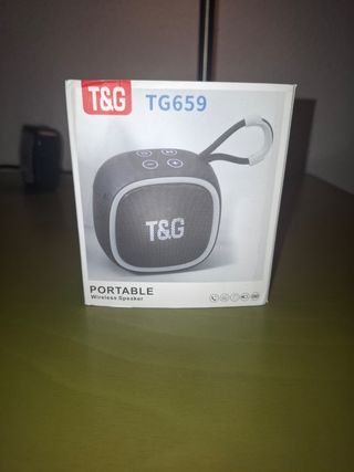 Altavoz Bluetooth T&G Negro y Blanco