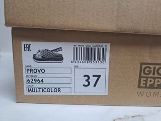Sandalias GIOSEPPO con estampado floral y cuadros