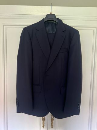 Traje de caballero azul sin estrenar