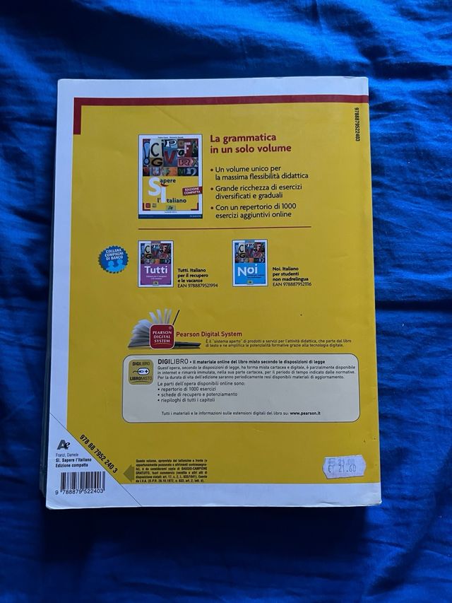 Sì Sapere L'italiano. Ediz. Compatta. Per Le Sc...