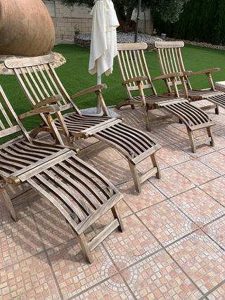 Hamacas de madera para exterior