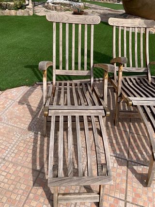 Hamacas de madera para exterior