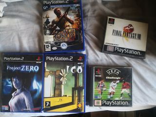 Juegos PlayStation 2 y 1.