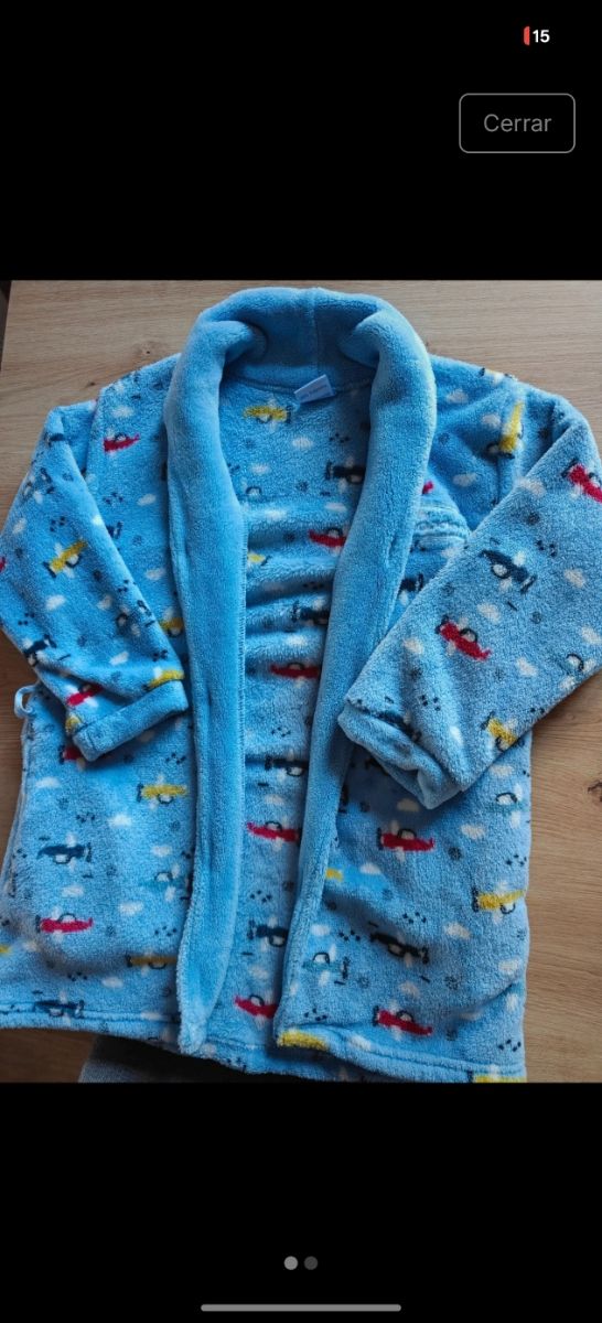 Accappatoio e accappatoio per bambini con stampa aeronautica