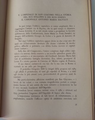 L'Arcispedale di San Giacomo in Augusta De Angelis