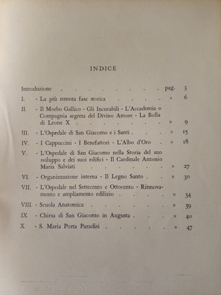 L'Arcispedale di San Giacomo in Augusta De Angelis