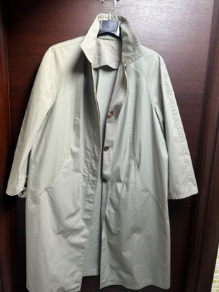 Trench Coat Vintage Unisex Talla Unica senza cinta