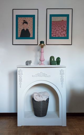 Chimenea Decorativa Shabby Chic