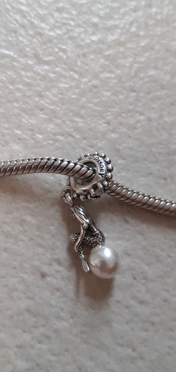 Sirenetta Disney x Pandora Argento Perla